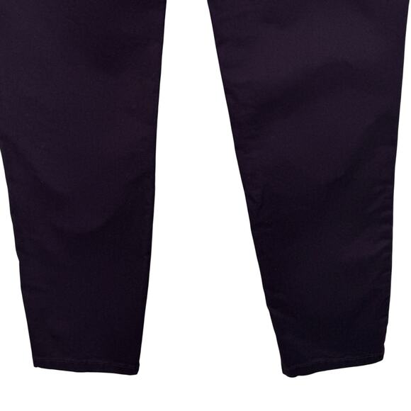 Democracy SZ 0 “Ab”solution Straight Trouser Pants Stretch Zip-Fly Pocket Purple - Picture 6 of 10